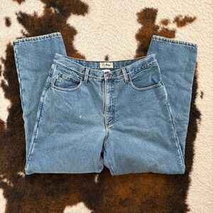 L.L.Bean Mens Double L Fleece-Lined Jeans – Classic Fit – Size 35x30